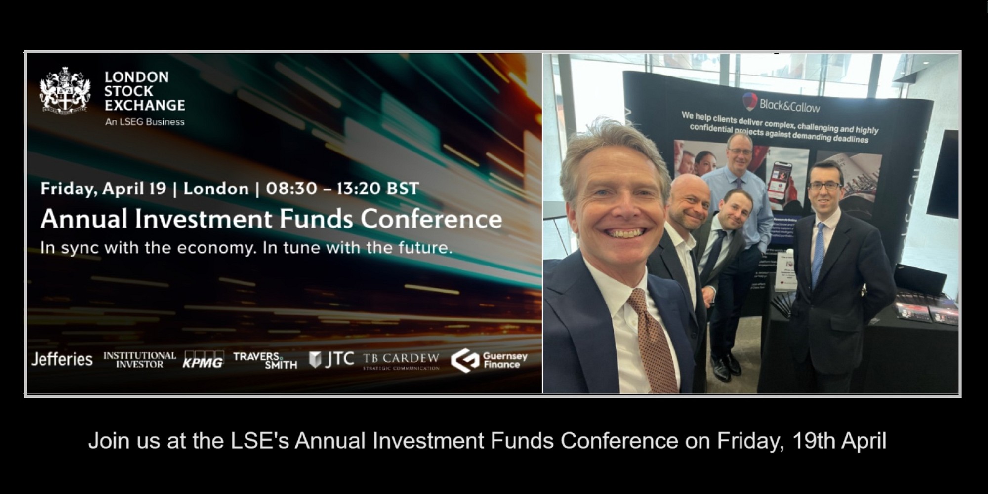 Join us at the LSE's Annual Investment Funds Conference on 19th April